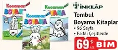 İNKILAP TOMBUL BOYAMA KİTAPLARI